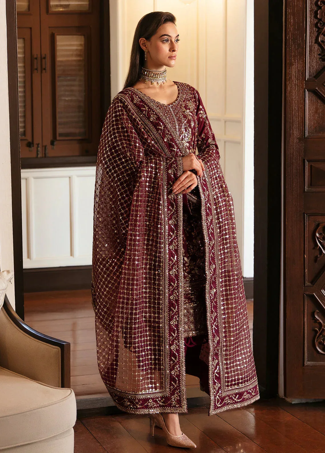 Gulaal Luxury Pret Raw Silk – view 4 – Poshaq