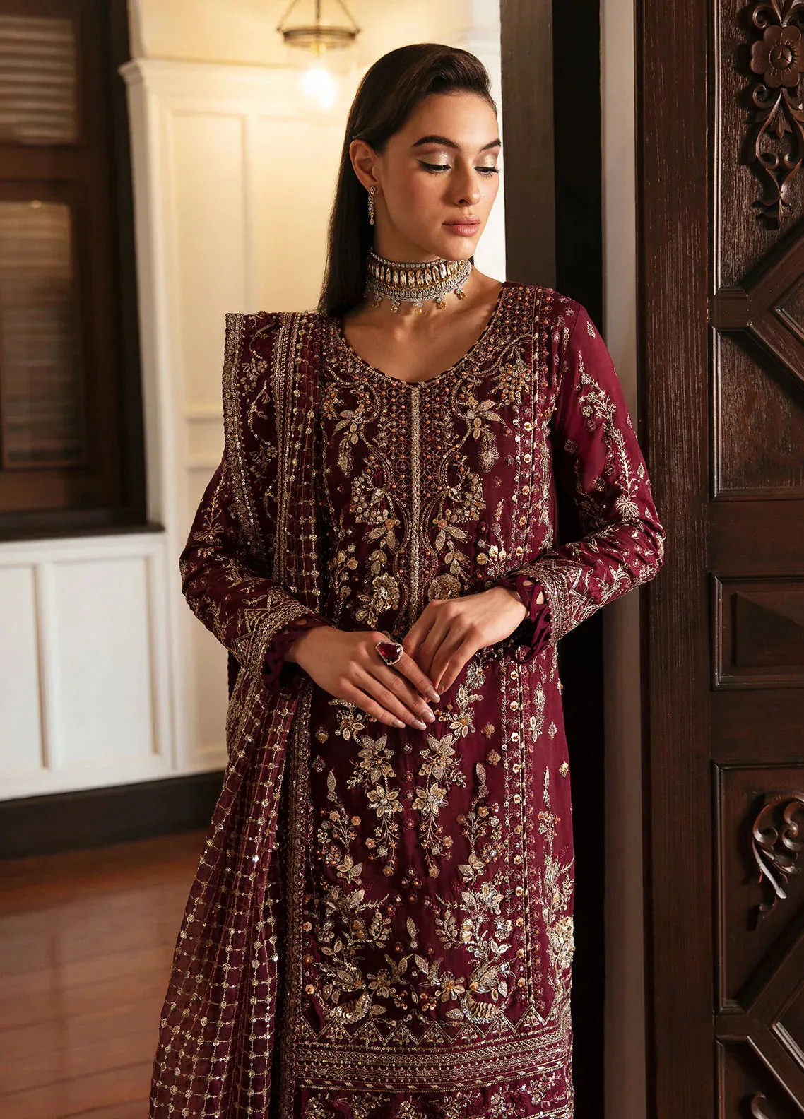 Gulaal Luxury Pret Raw Silk – view 6 – Poshaq