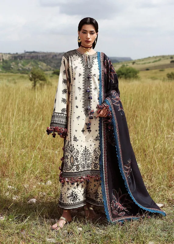 Hussain Rehar Khaddar 25 Off White Khaddar – view 1 – Poshaq