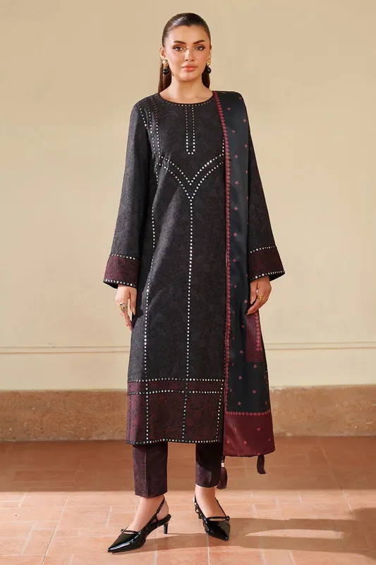 Jazmin Winter 25 Charcoal Gray Viscose – view 1 – Poshaq