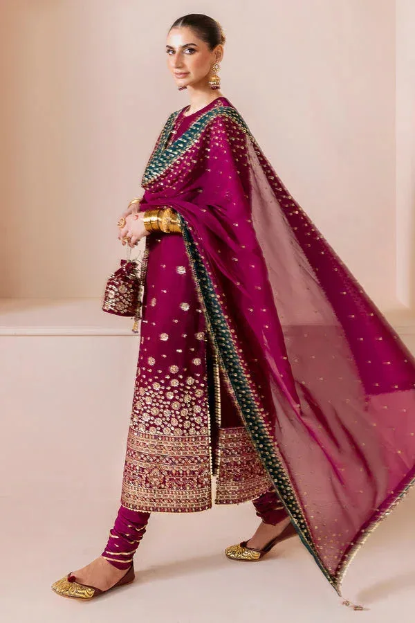Jazmin Chandni Velvet Formals 25 Magenta Georgette – view 4 – Poshaq
