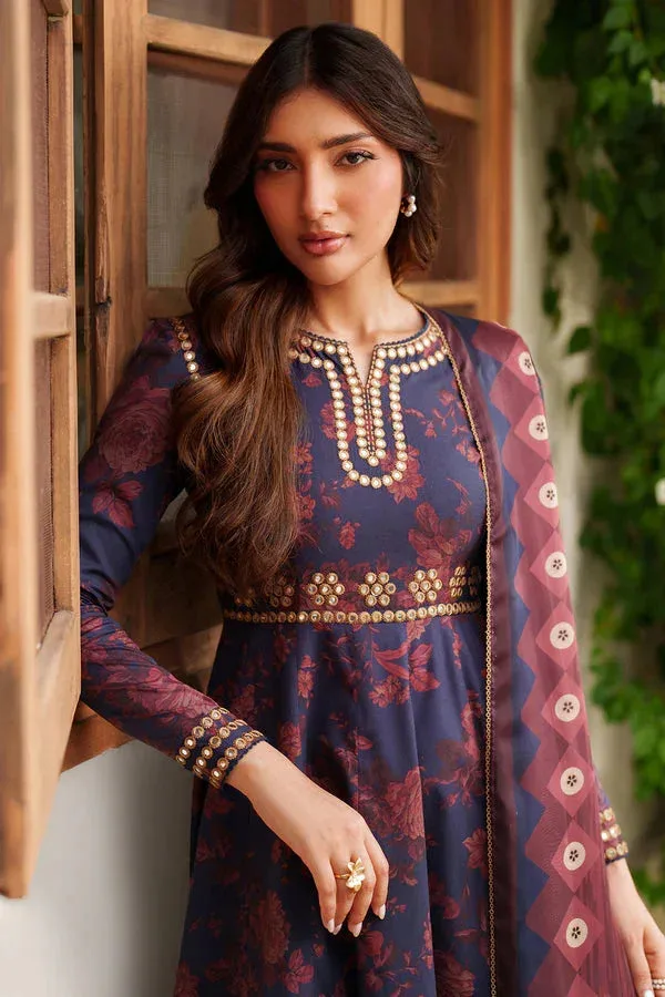 Jazmin Winter 25 Blue Viscose – view 4 – Poshaq