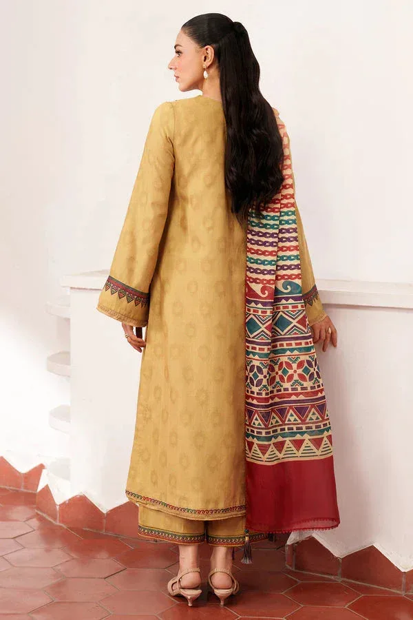 Jazmin Winter 25 Yellow Jacquard – view 2 – Poshaq