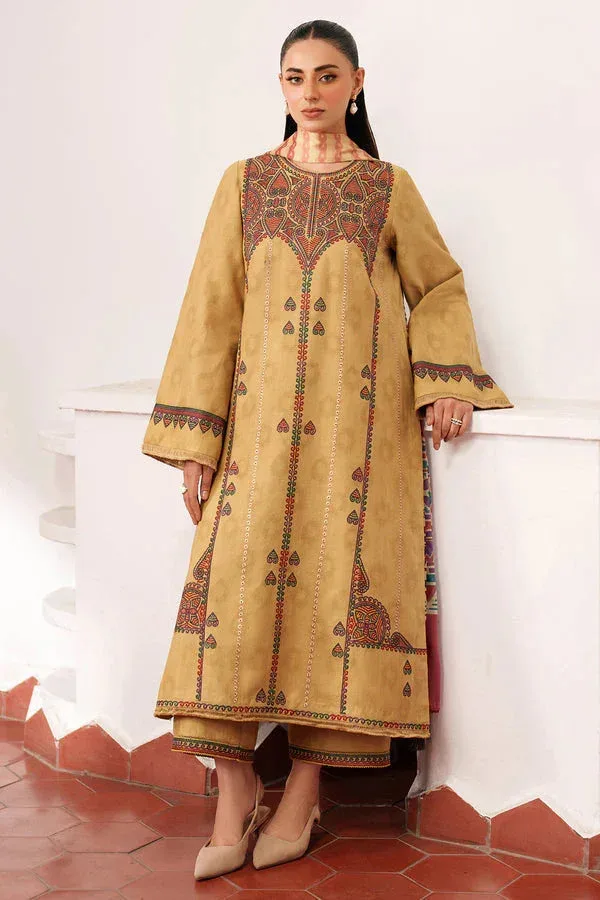 Jazmin Winter 25 Yellow Jacquard – view 3 – Poshaq