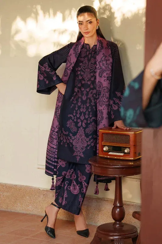 Jazmin Winter 25 Blue Viscose – view 1 – Poshaq