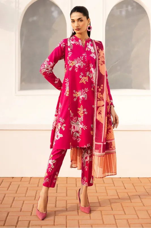 Jazmin Ready to Wear 25 Red Lawn – view 1 – Poshaq