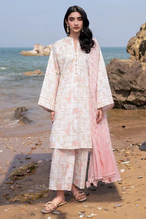 Jazmin Ready to Wear 25 Off White Lawn – view 1 – Poshaq