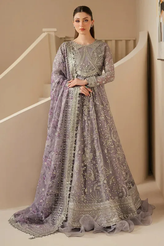 Jazmin Wedding Formals Lilac Chiffon – view 1 – Poshaq