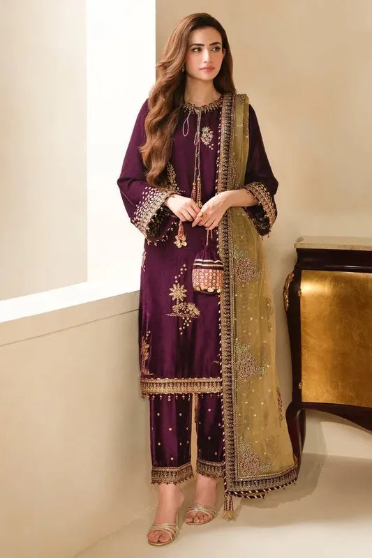 Jazmin Velvet Edit 24 Plum Velvet – view 1 – Poshaq