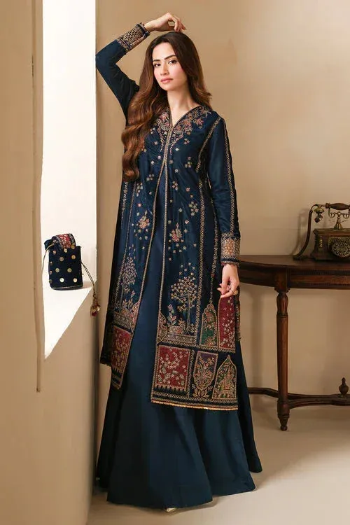 Jazmin Velvet Edit 24 Midnight Blue Velvet – view 1 – Poshaq