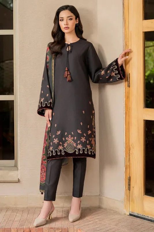 Jazmin Winter Edition 24 Brown Pashmina – view 1 – Poshaq