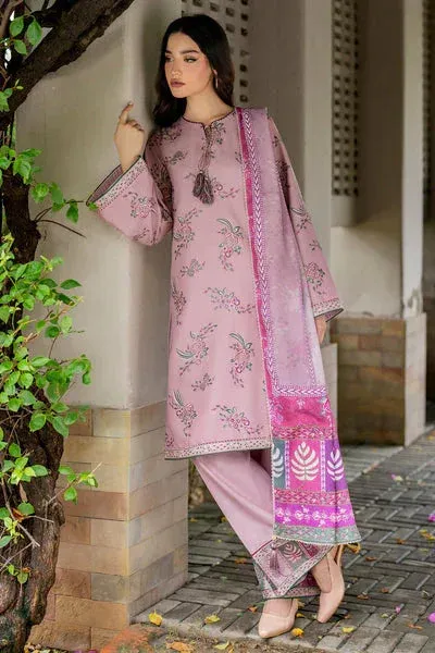 Jazmin Winter Edition 24 Pink Pashmina – view 1 – Poshaq