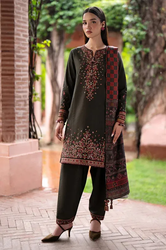 Jazmin Winter Edition 24 Brown Pashmina – view 1 – Poshaq