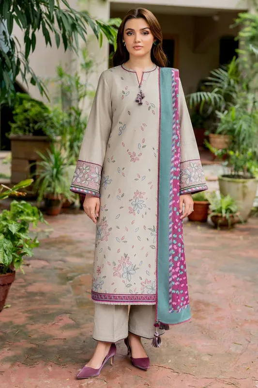 Jazmin Winter Edition 24 Beige Pashmina – view 1 – Poshaq