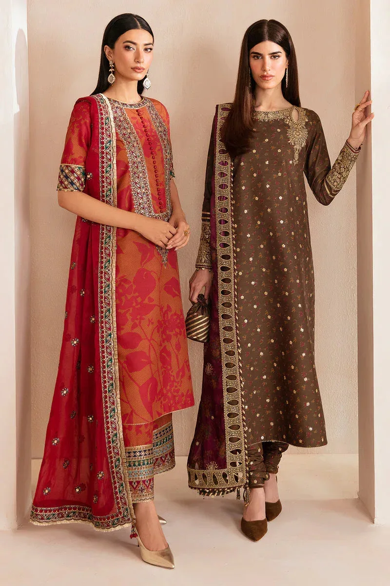Jazmin Formals Collection Orange Raw Silk – view 2 – Poshaq