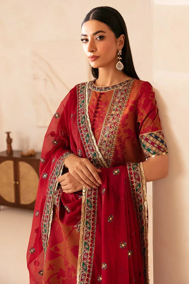 Jazmin Formals Collection Orange Raw Silk – view 4 – Poshaq