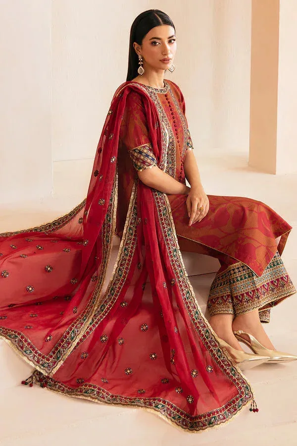 Jazmin Formals Collection Orange Raw Silk – view 5 – Poshaq