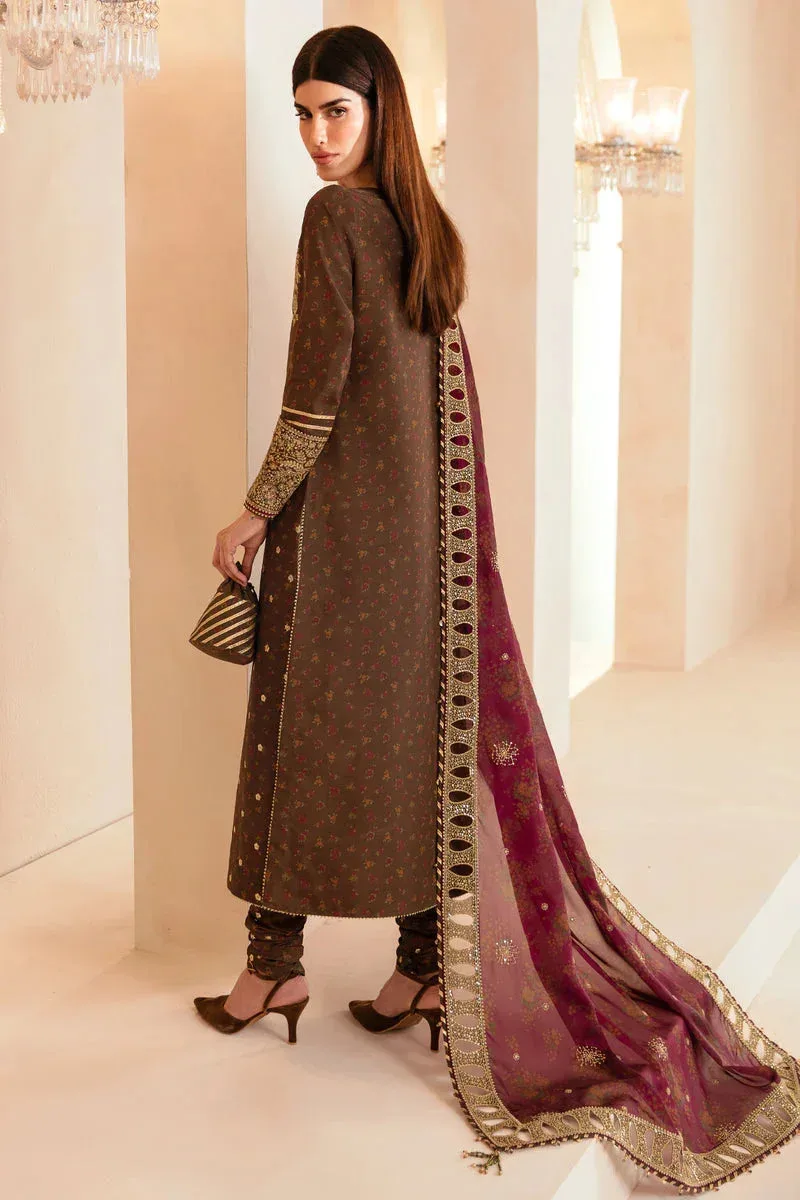 Jazmin Formals Collection Brown Raw Silk – view 3 – Poshaq
