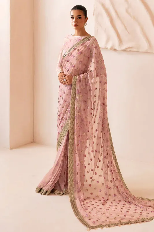 Jazmin Formals Collection Pink Raw Silk – view 1 – Poshaq