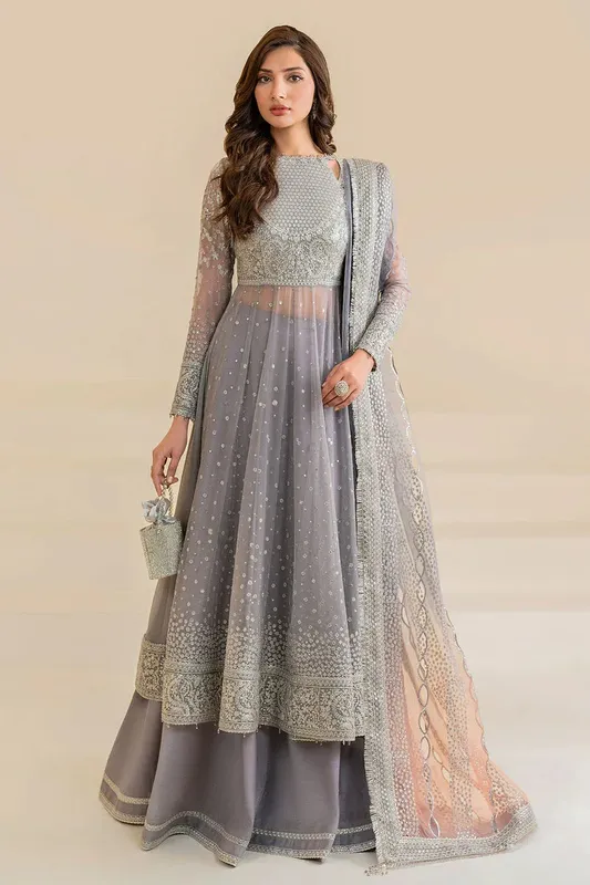 Jazmin Formals Collection Lilac Raw Silk – view 1 – Poshaq