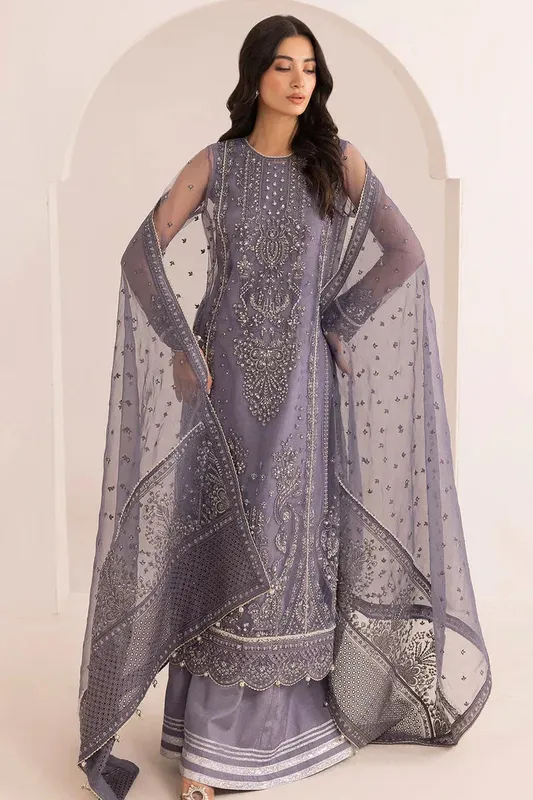 Jazmin Formals Collection Blue Silk – view 1 – Poshaq