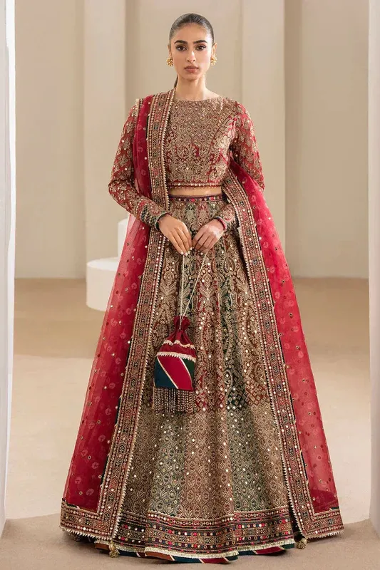 Jazmin Wedding Formals Red Raw Silk – view 1 – Poshaq