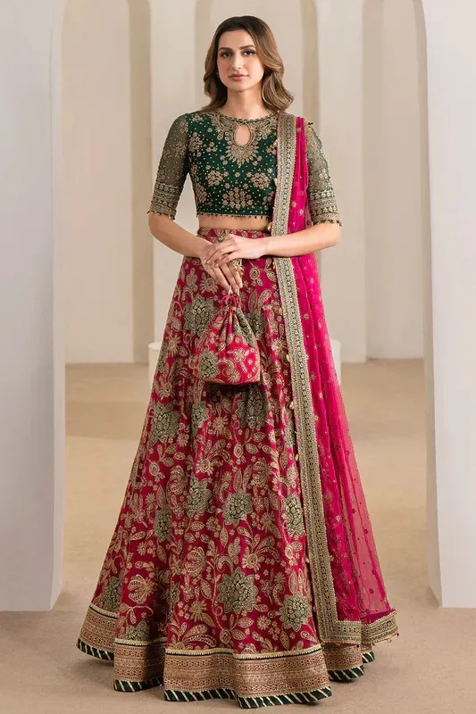 Jazmin Formals Collection Green Chiffon – view 1 – Poshaq