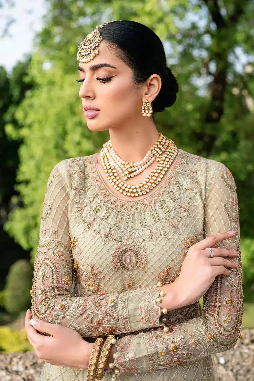 Ramsha Luxury Wedding Collection 23 Raw Silk – view 4 – Poshaq