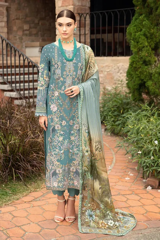 Ramsha Riwayat Lawn Collection Organza – view 1 – Poshaq