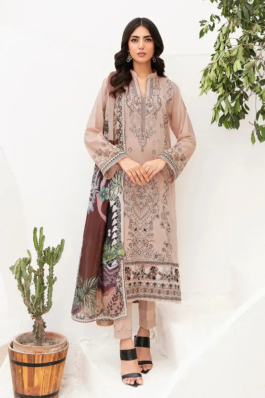 Ramsha Mashaal Luxury Lawn Silk – view 1 – Poshaq
