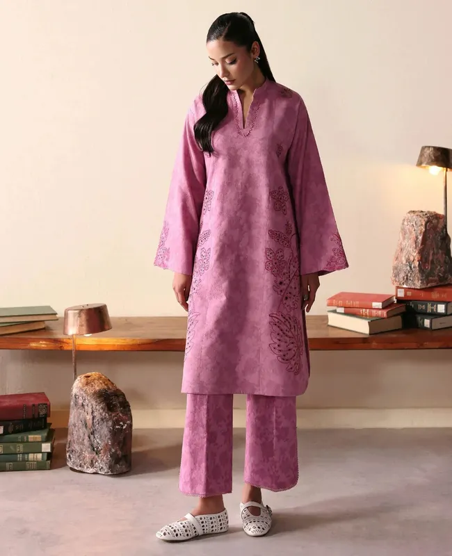 Republic Womenswear Basics Winter 25 Pink Jacquard – view 1 – Poshaq