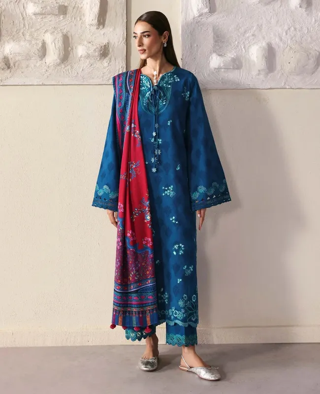 Republic Womenswear Basics Winter 25 Sea Green Jacquard – view 1 – Poshaq