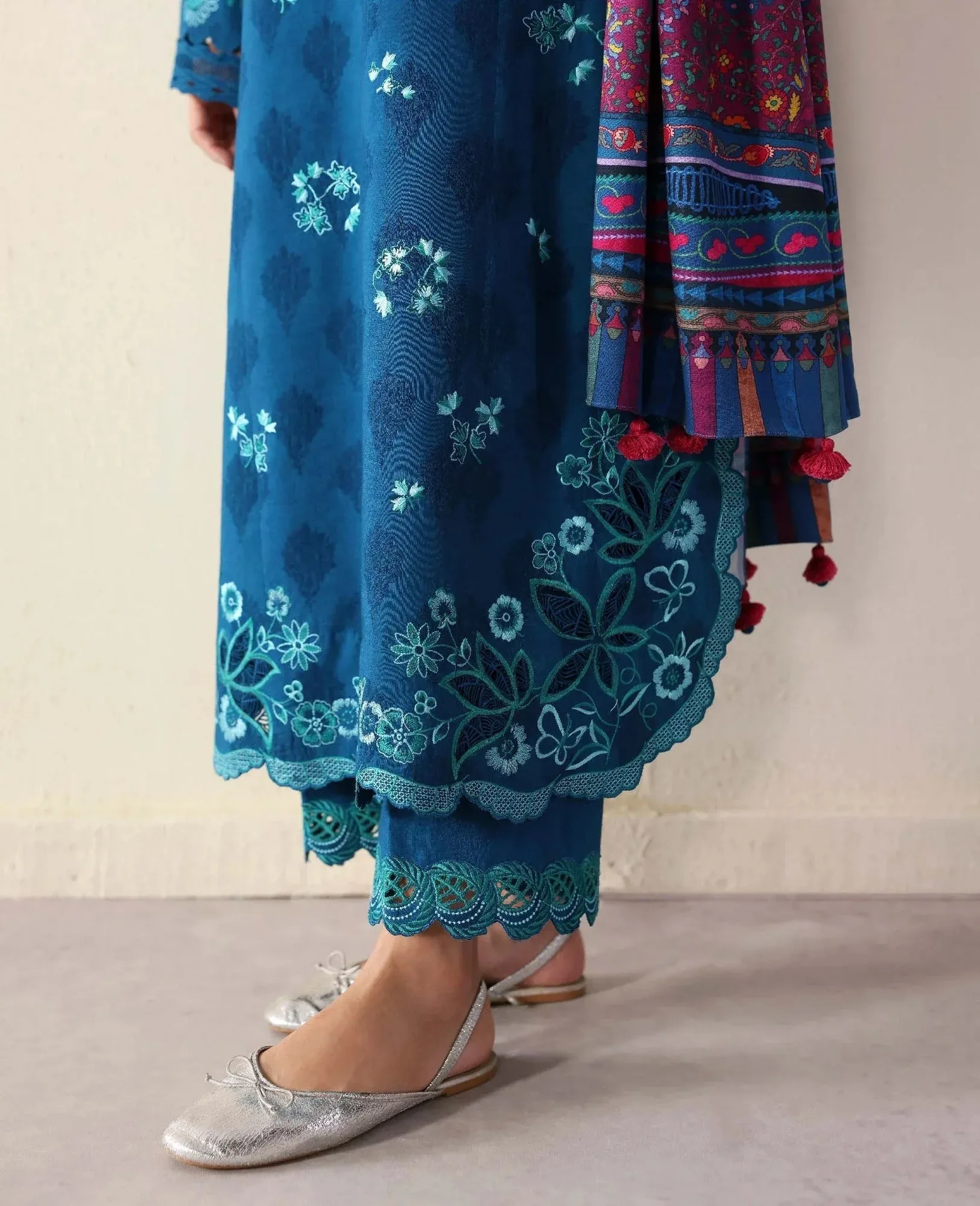 Republic Womenswear Basics Winter 25 Sea Green Jacquard – view 5 – Poshaq