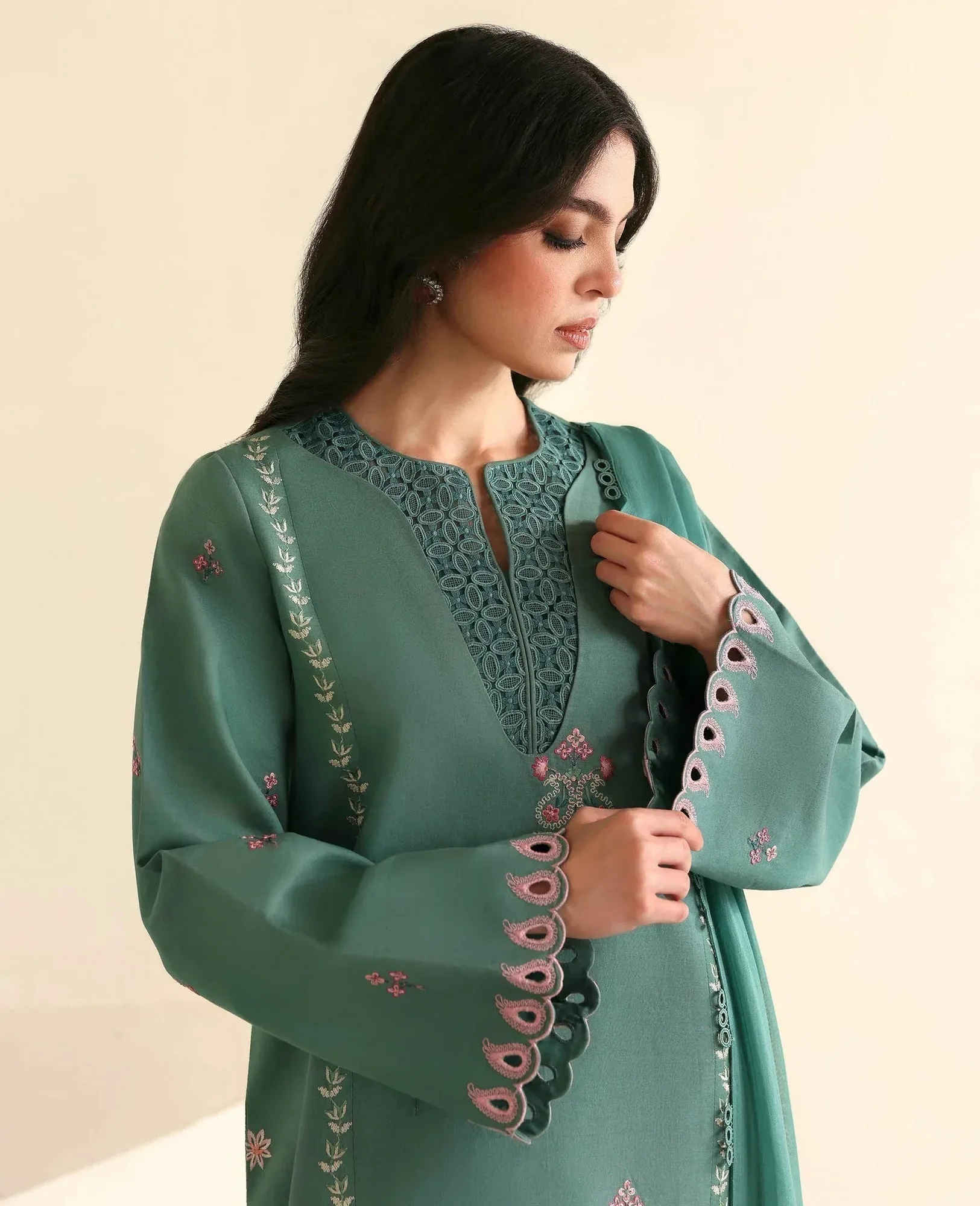 Republic Womenswear Basics Pre Fall 25 Aqua Organza – view 5 – Poshaq