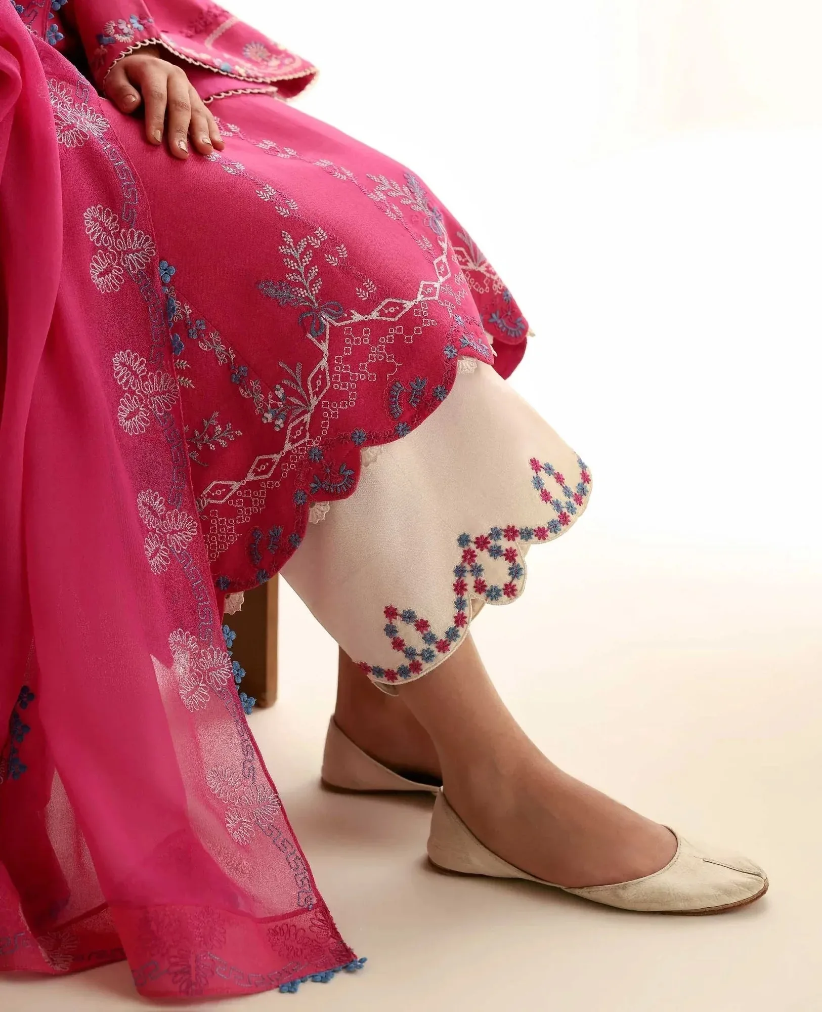 Republic Womenswear Basics Pre Fall 25 Hot Pink Chiffon – view 8 – Poshaq