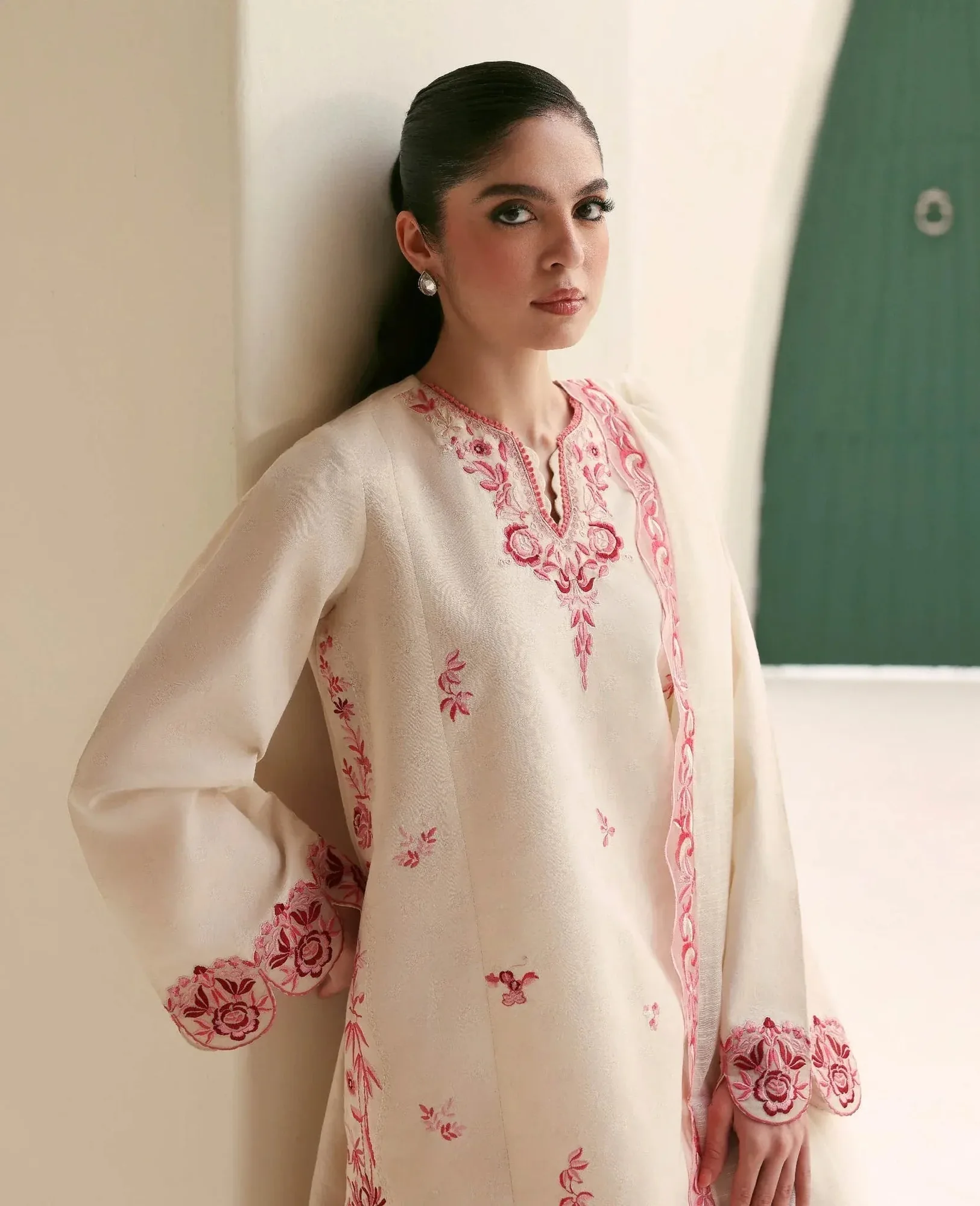 Republic Womenswear Basics Pre Fall 25 Ivory Jacquard – view 6 – Poshaq