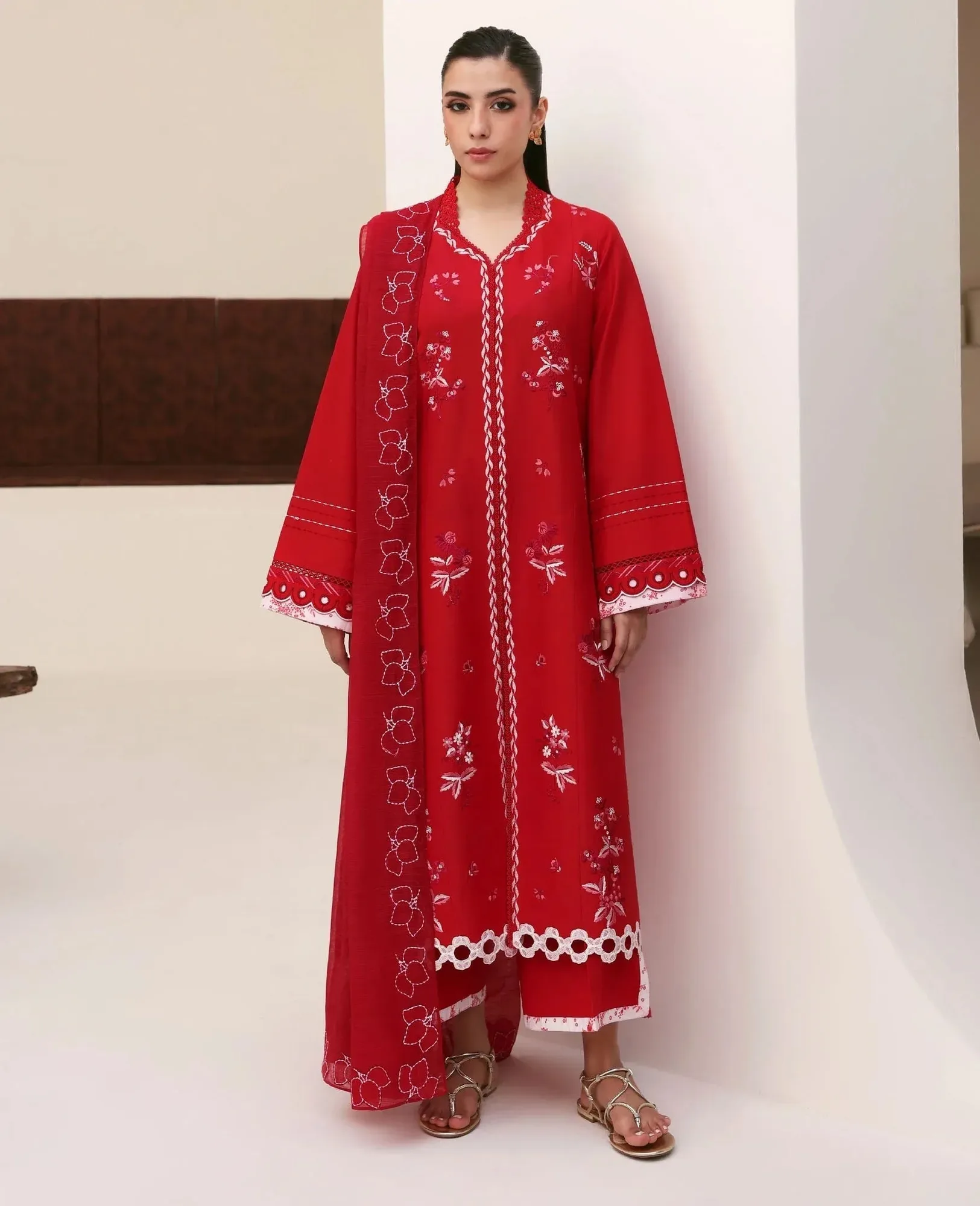 Republic Womenswear Basics Pre Fall 25 Red Cambric – view 1 – Poshaq