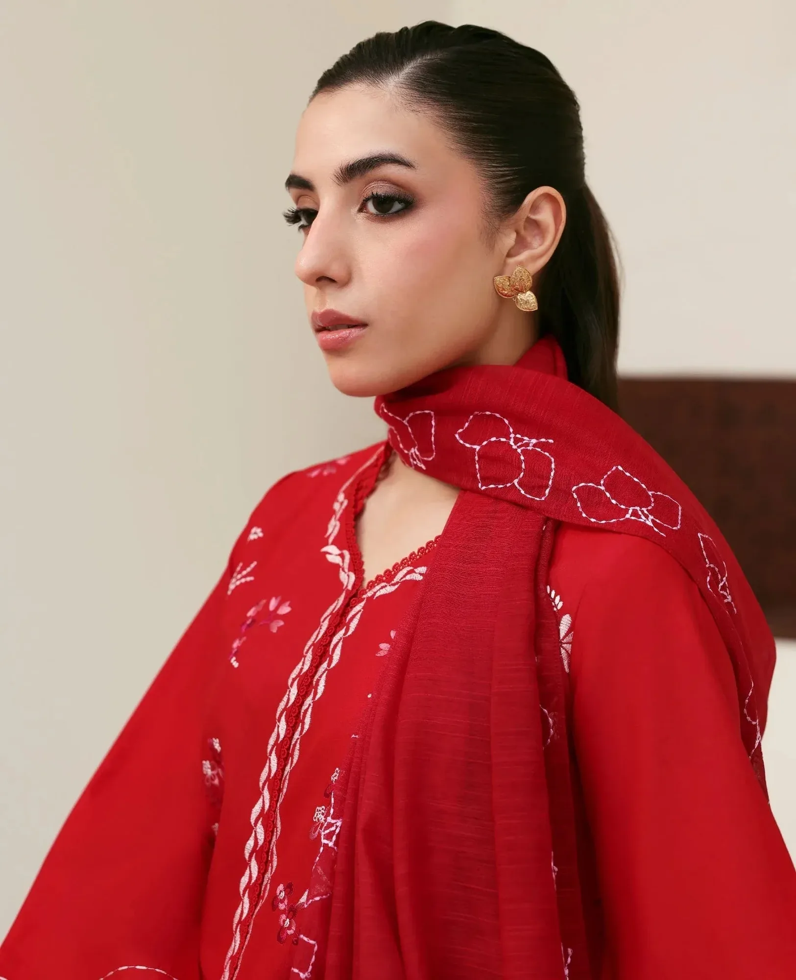 Republic Womenswear Basics Pre Fall 25 Red Cambric – view 3 – Poshaq