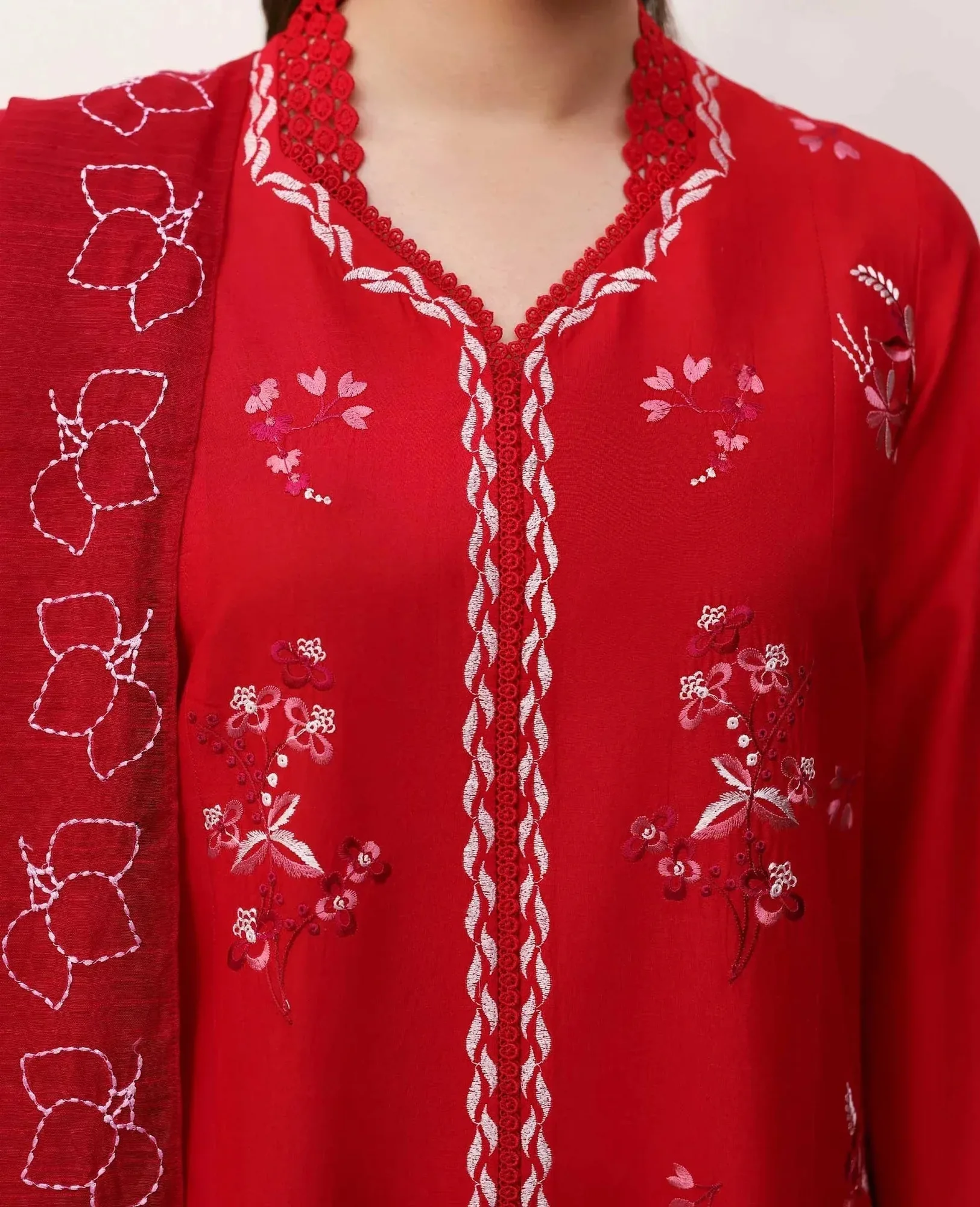 Republic Womenswear Basics Pre Fall 25 Red Cambric – view 4 – Poshaq