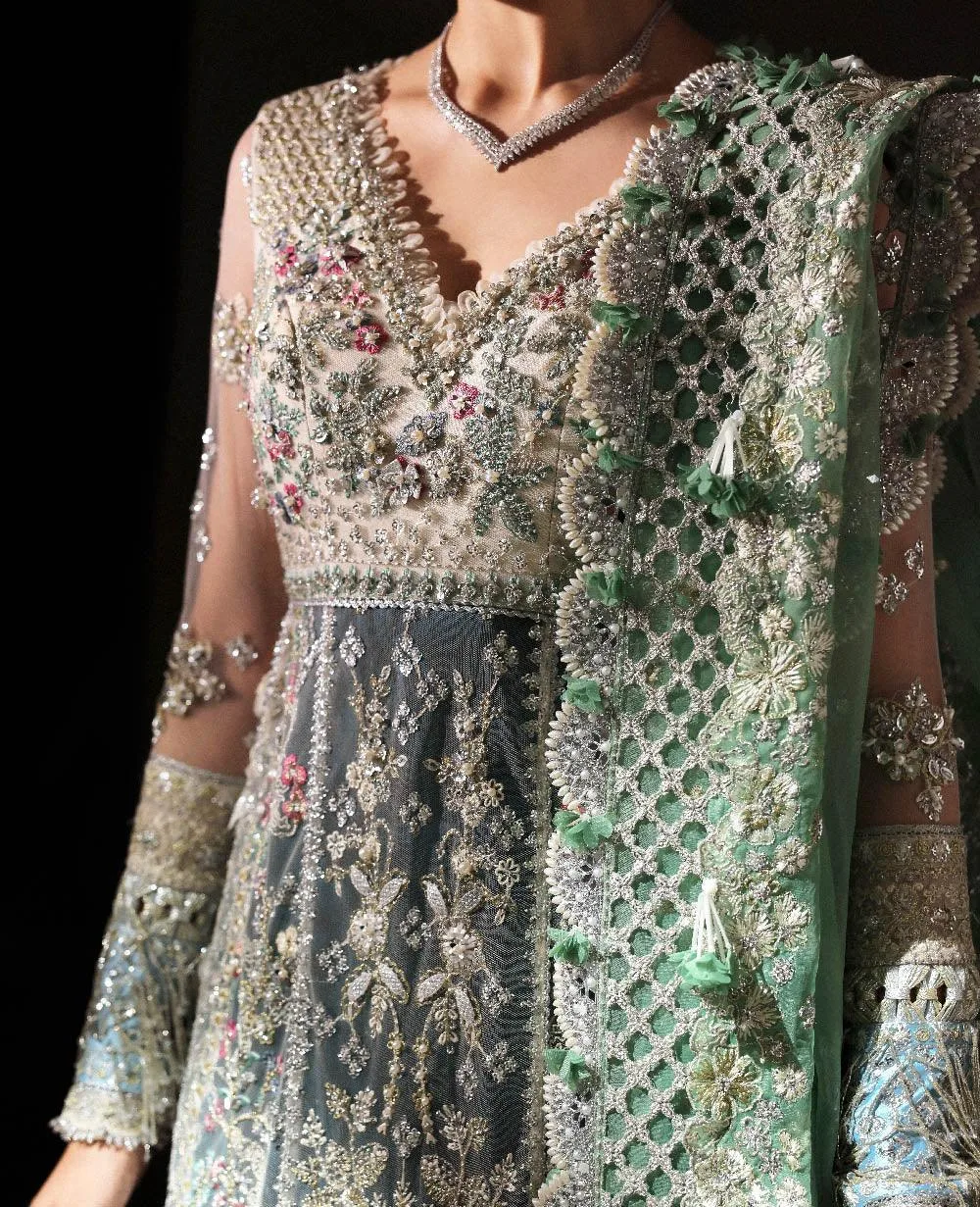 Republic Womenswear Lilianne Wedding 25' Silver Raw Silk – view 7 – Poshaq
