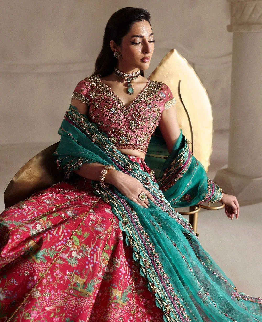 Republic Womenswear Lilianne Wedding 25' Pink Raw Silk – view 2 – Poshaq