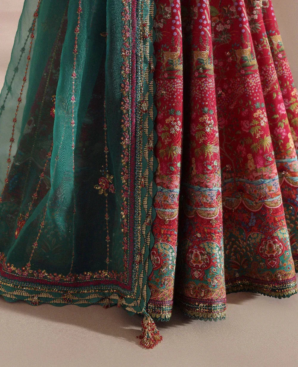 Republic Womenswear Lilianne Wedding 25' Pink Raw Silk – view 7 – Poshaq