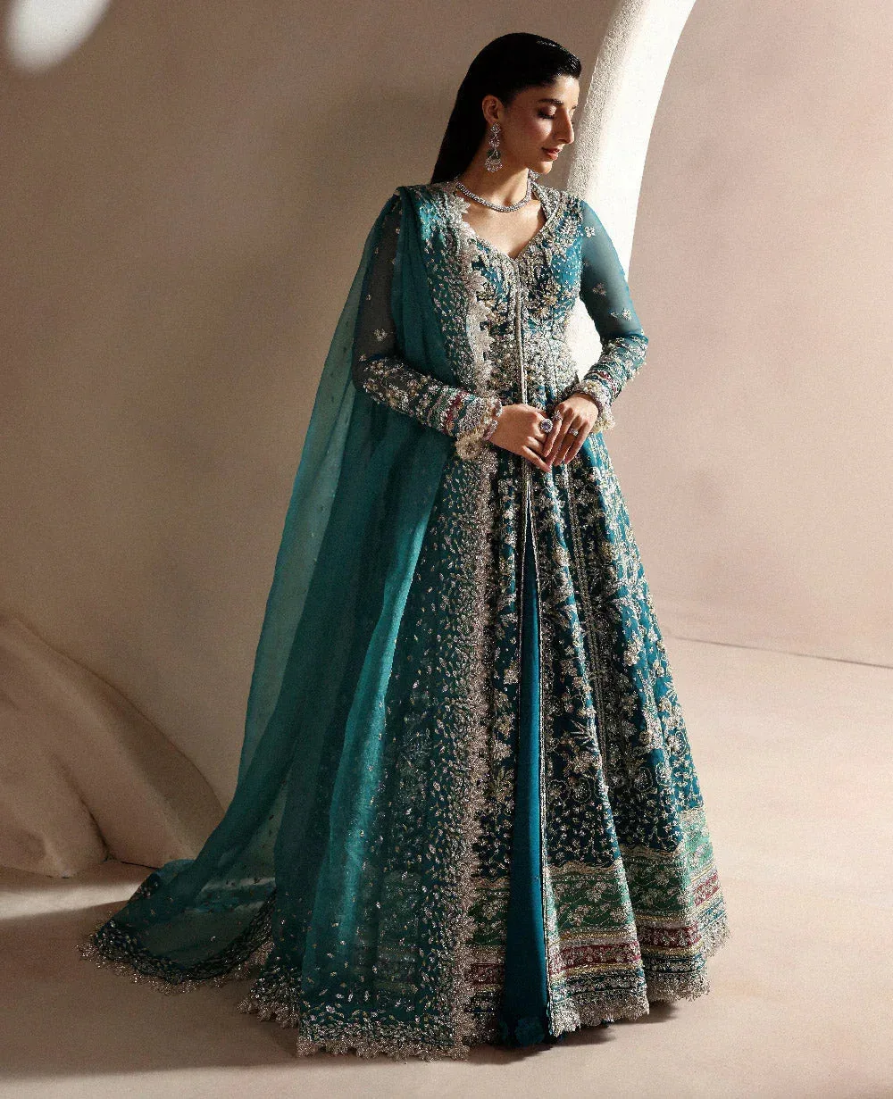 Republic Womenswear Lilianne Wedding 25' Silver Raw Silk – view 1 – Poshaq