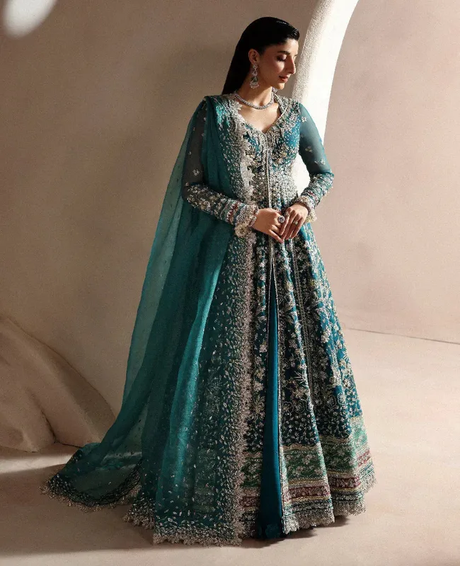 Republic Womenswear Lilianne Wedding 25' Silver Raw Silk – view 1 – Poshaq