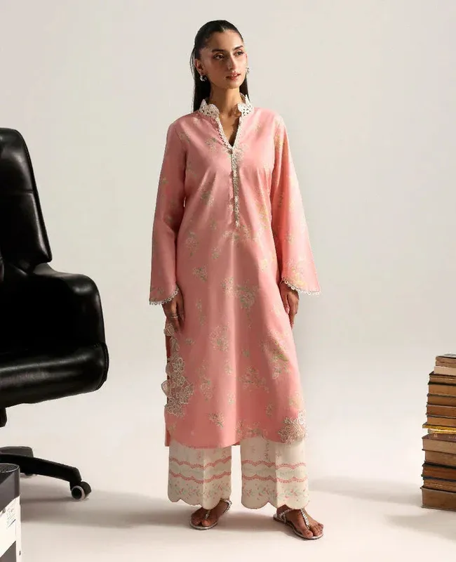 Republic Womenswear Essentials Pre Fall Pink Cambric – view 1 – Poshaq