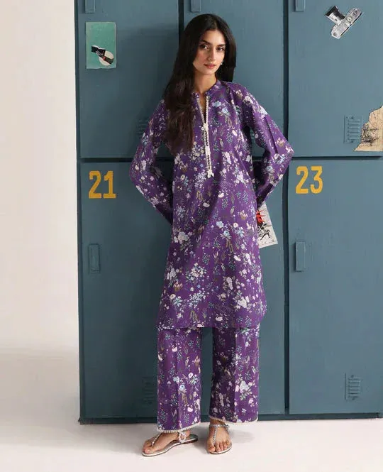 Republic Womenswear Essentials Pre Fall Purple Cambric – view 1 – Poshaq