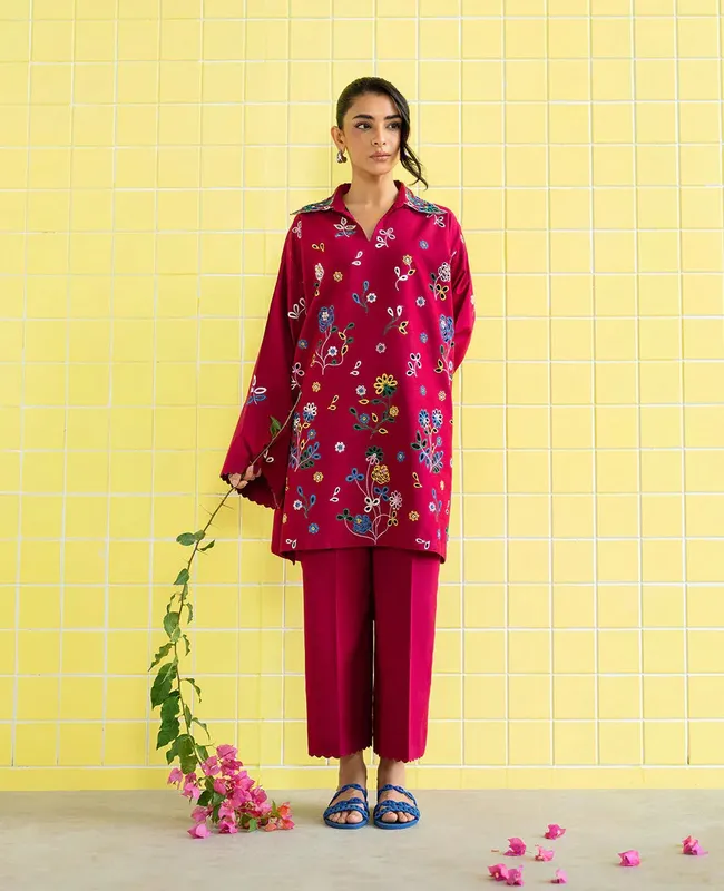 Republic Womenswear Essentials 25 raspberry wine Lawn – view 1 – Poshaq