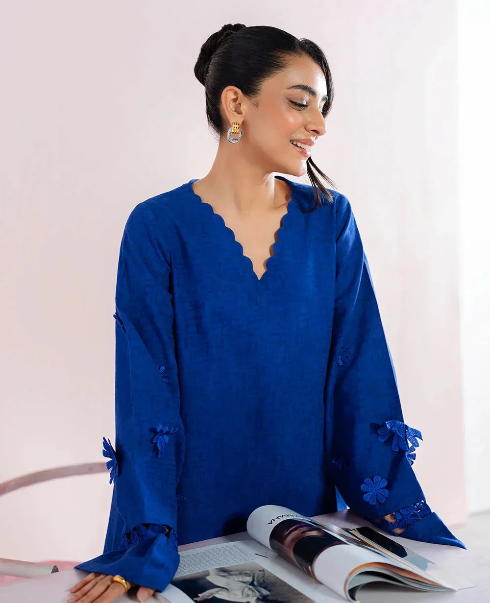 Republic Womenswear Essentials 25 cobalt blue Jacquard – view 4 – Poshaq