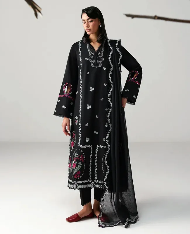 Republic Womenswear Basics 25 Black Cambric – view 1 – Poshaq