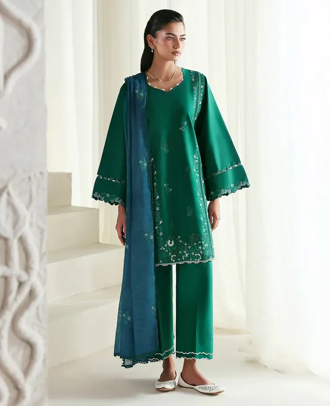 Republic Womenswear Basics 25 Green Cambric – view 1 – Poshaq